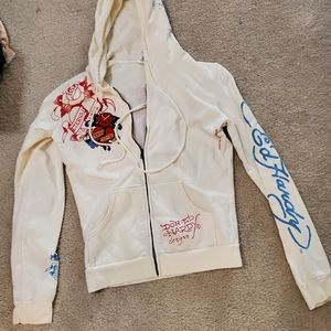 Ed Hardy Eternal Love ZipUp Hoodie M